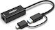 Origin Storage Αντάπτορας Δικτύου USB-C με Ενσύρματη Σύνδεση Ethernet