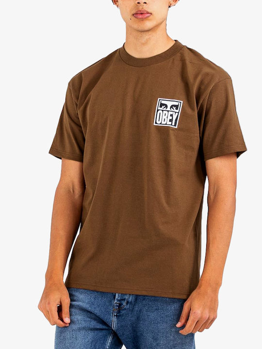 Obey Eyes Icon Tricou Brown Sugar