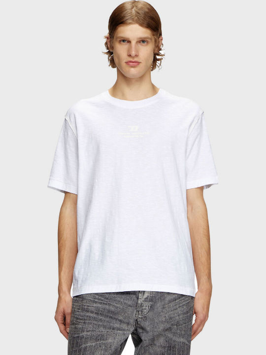 Tシャツ・カットソー DIESEL Men T-shirt White A164240QKAP 100 Diesel T-shirt White A16424-0QKAP-100 | Skroutz.gr