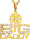 Halskette Accessoire Gold Big Daddy 65 cm