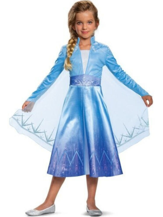 Costum de Carnaval pentru Copii Frozen Elsa Călătorie Deluxe