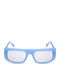 Guess Guess Unisex Sunglasses with Black Horn-Rimmed Frame and Silver Mirror Lenses GU00138 84E