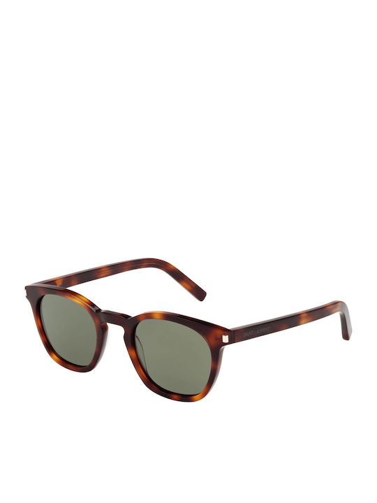 Ysl Unisex Sunglasses with Brown Tartaruga Plas...