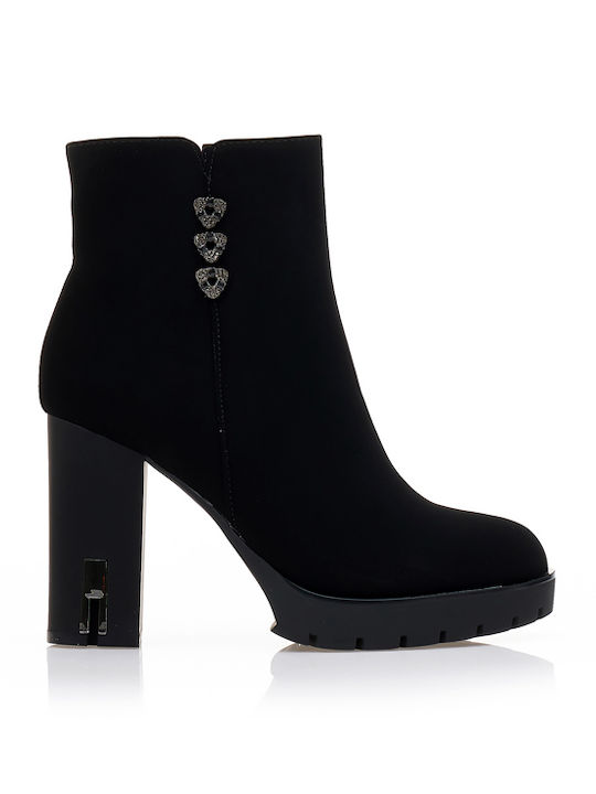 Stiefeletten Damen Schwarz