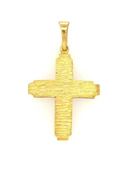 Drandakis Gold Kreuz 9K Beidseitig