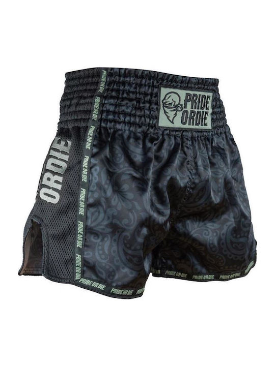 Pride Die Fearless Thai Shorts Black