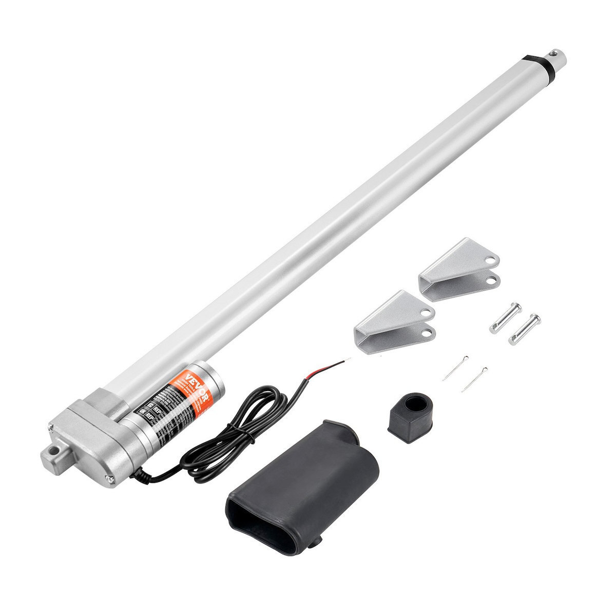 12V DC Linear Actuator 12 Inch Stroke, 3000N/660lbs Lift, With Remote & Brackets For Adjustable Beds, Tables, DIY