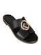 Sandale Casual Damă Din Piele Negre