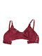 Bra without Underwire Maroon