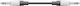 Citronic S6J075 Cable 6.3mm male - 6.3mm male 0.75m