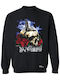 Erwachsenen-Sweatshirt mit großem Aufdruck Takeposition Scorpions Schwarz 336-7752-2