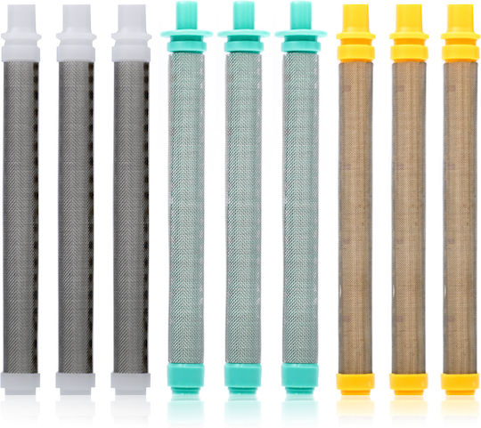 Rosfix 3x Fingerfilter Weiß 60 Mesh Farbeinheit + 3x Fingerfilter 30 Mesh Ziello