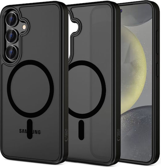 Tech-Protect Magmat Back Cover Plastic / Silicone 2mm Black (Galaxy S25)