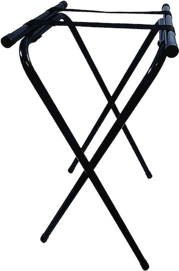 Σταντ Δίσκων Μεταλλικό Διπλή Μπάρα 46.5x42xυ80.5cm Μαύρο Tablecraft