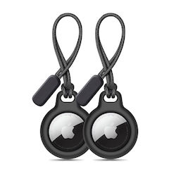 Tech-Protect Rough Chain Case for AirTag in Black Colour 2 Pieces Tech-Protect Rough Chain Case for AirTag in Black Colour 2 Pieces