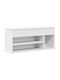 Entry Furniture with Shoe Rack White 102x30.5x45cm