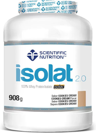Scientiffic Nutrition Isolat 2.0 Πρωτεΐνη Ορού Γάλακτος με Γεύση Cookies Cream 908gr