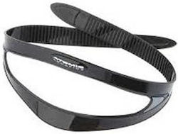 Atomic Aquatics Mask Strap Black Grey 04-0009-00 Atomic Aquatics Mask Strap Black Grey 04-0009-00