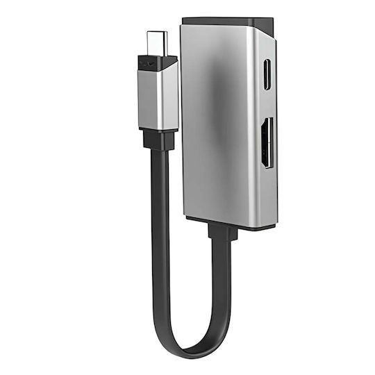 Alogic MagForce Duo USB-C Docking Station με HDMI 4K PD Ασημί