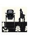 Cosatto Noodle 0+ Foldable Baby Highchair With Adjustable Height Silhouette