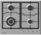 Heinner Domino Gas Cooktop Autonomous Inox 60x51.5εκ. Silver