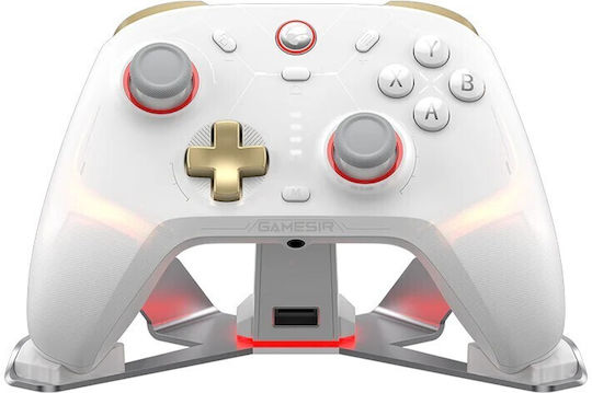 Gamesir Cyclone 2 Charging St. Edition Ασύρματο Gamepad για Android / PC / Switch / iOS Phantom White