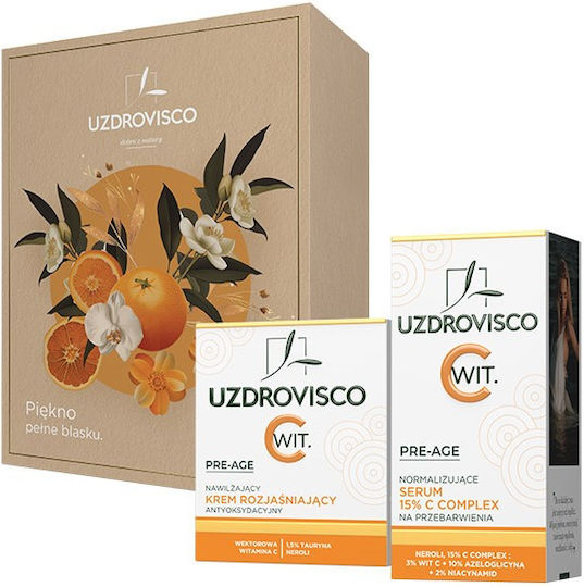 Uzdrovisco Skin Care Set for Brightening 2pcs