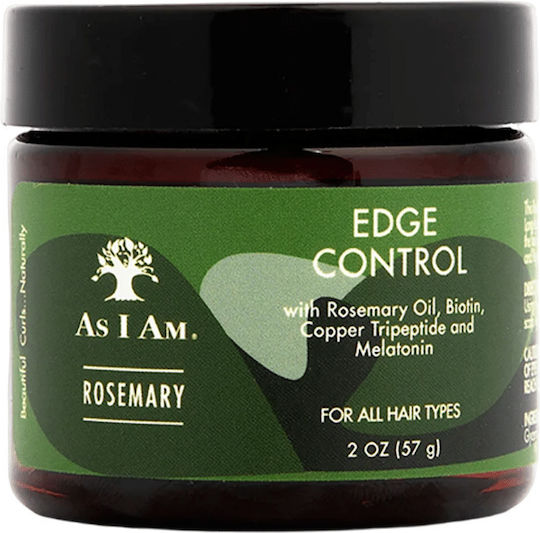 As I Am Rosemary Edge Control Hair Tinted Hair Gel for Gray Hair 57ml