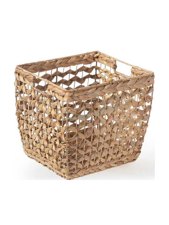 Nef-Nef Homeware Romano Decorative Basket Wicker Beige 29x29x28cm