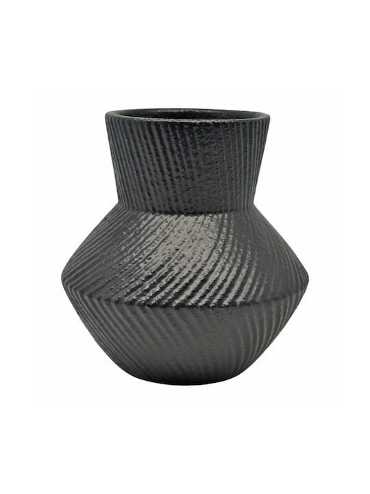 Ankor Διακοσμητικό Βάζο Keramik Schwarz 17.5x17.5x18cm 1Stück