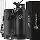 Cool'NMore Jet Μπουκάλι Θερμός Ανοξείδωτο BPA Free 1.2lt Jet Black με Επιστόμιο, Θηλιά, Καλαμάκι και Λαβή