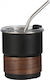 Μπουκάλι Θερμός Ανοξείδωτο / Πλαστικό 300ml Black