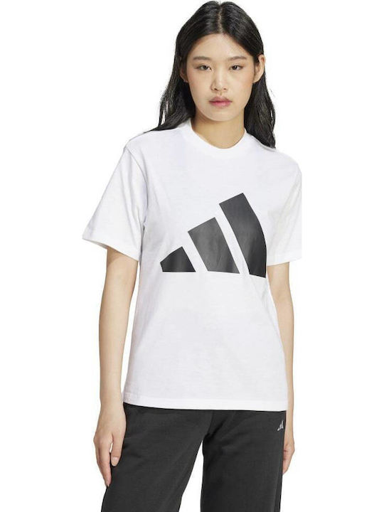 adidas Essentials Big Logo T-Shirt Λευκό