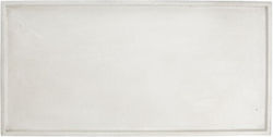 Harmony Plate Planter White 64x35cm