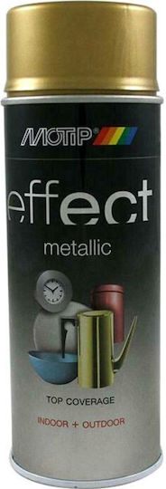 Spray Paint with Metallic Effect Gold 400ml