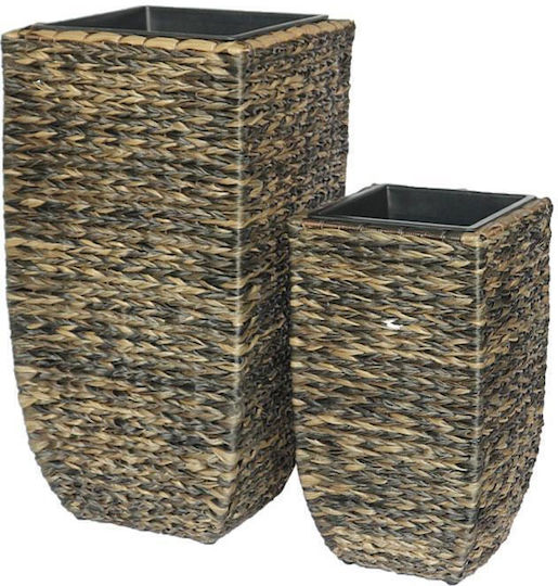 Fylliana Fl20219 Κασπώ Rattan Μπεζ 2τμχ