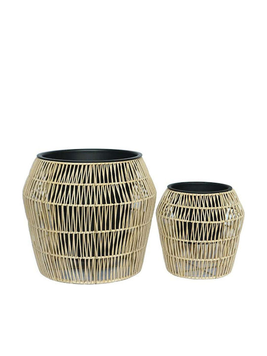 Fylliana Fl22157 Übertopf Rattan Braun
