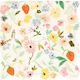 Small Elegant Floral Napkin 16pcs