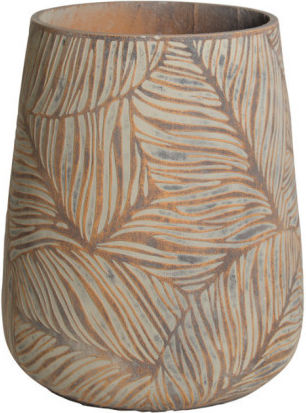 Harmony Γλάστρα Τσιμεντένια Taupe 43x43x65εκ.