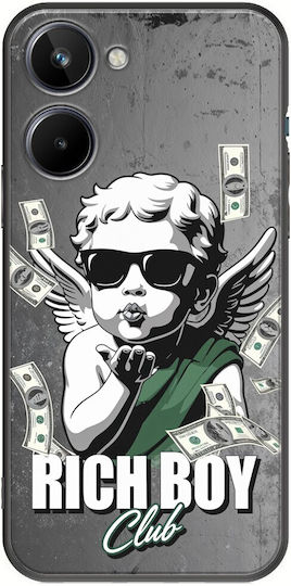 Rich Boy Club Realme 10 4g Black Tpu Μαύρη Σιλικόνη
