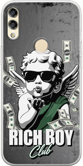 Rich Boy Club Huawei Honor 8x Flexible Tpu Διάφανη Σιλικόνη