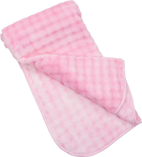 Kamtex Baby Pătură Pepinieră Swaddling pături Catifea Roz 100x120cm