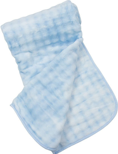Kamtex Baby Pătură Pepinieră Swaddling pături Catifea Albastră 100x120cm