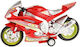 Мотоциклет Pull Back TT29210Z_Rosu