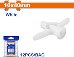 Wadfow Βισμα Πλαστικο Γυψοσανιδας Πεταλουδα 10x40mm 12tem Wxth912 Wadfow Βισμα Πλαστικο Γυψοσανιδας Πεταλουδα 10x40mm 12tem Wxth912