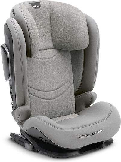 Inglesina Cartesio Baby Car Seat High-back Booster i-Size with Isofix Moon Grey 15-36 kg