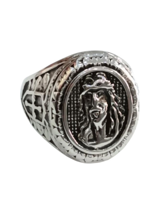 One Jewellery Ανδρικό Δαχτυλίδι από Ατσάλι