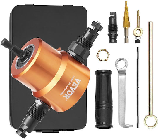 Vevor Double Head Sheet Metal Nibbler Drill Attachment Electric Drill Cutting Tool