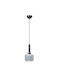 Fylliana Pendant Light Silver with Socket E27 15x75x75cm