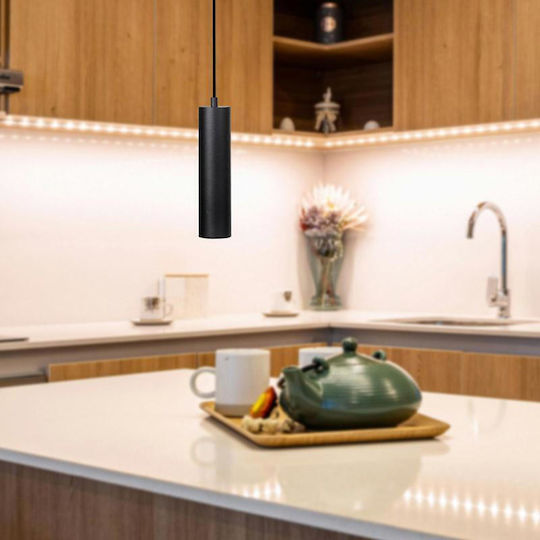 Fylliana Pendant Light Black with Socket E27 10x100x100cm